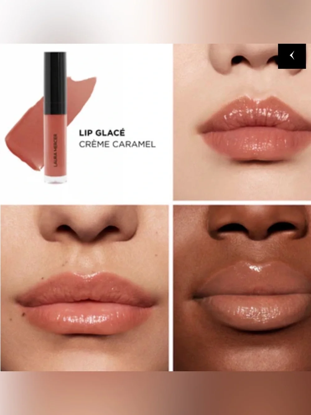 ✨NEW-Laura Mercier - Lip Glacé - Crème Caramel